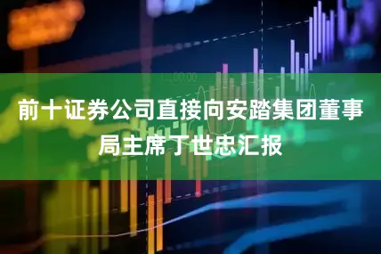 前十证券公司直接向安踏集团董事局主席丁世忠汇报