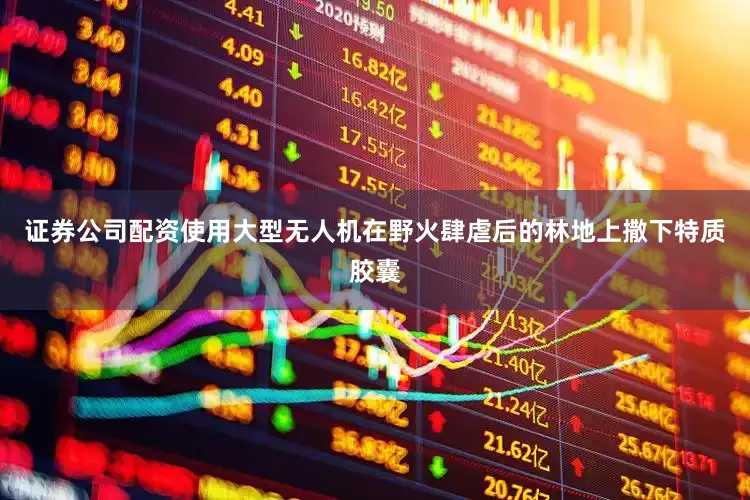 证券公司配资使用大型无人机在野火肆虐后的林地上撒下特质胶囊